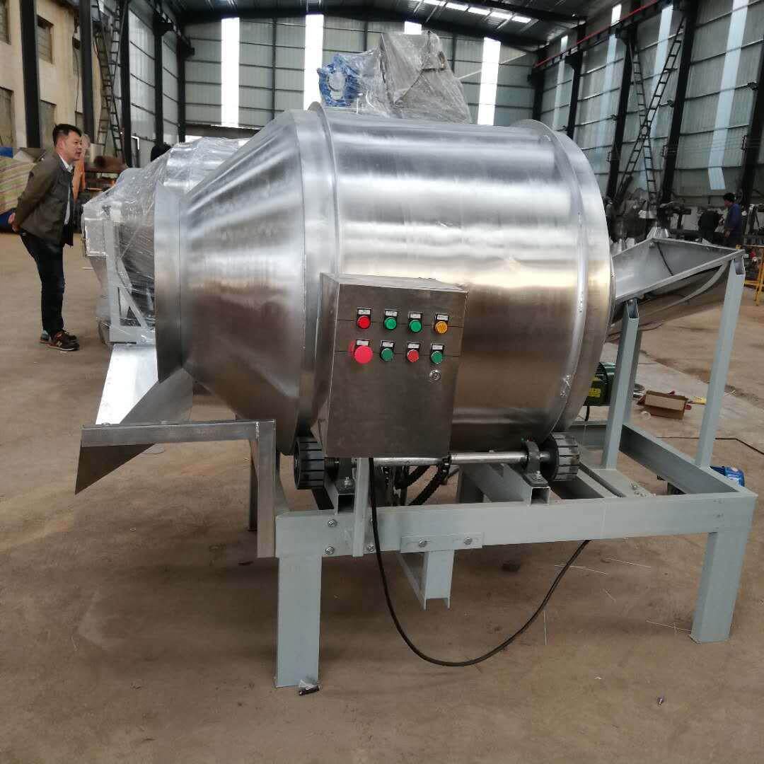 翻斗上料卧式搅拌机 不锈钢搅拌桶大型搅拌罐 化肥拌料混合设备