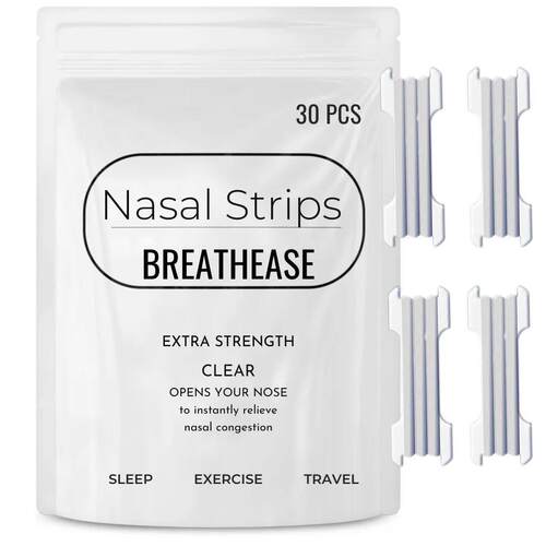 30/60PCS Nose Strips Extra Strength Nasal Strips Relief Stri