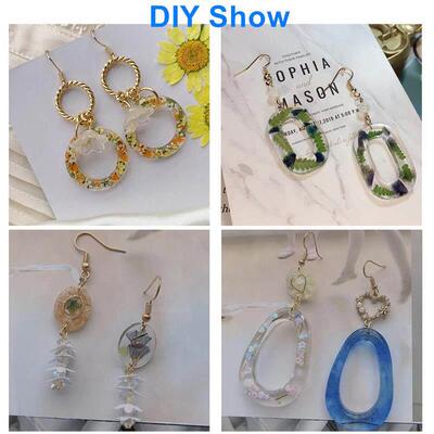 Earring Pendants Resin Molds Silicone Mold for DIY UV Epoxy