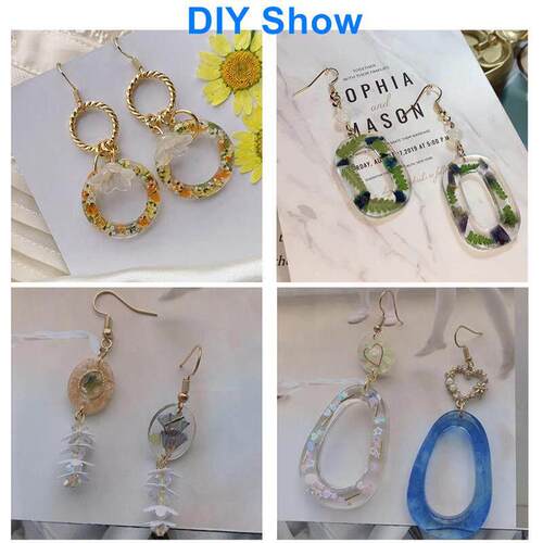 Earring Pendants Resin Molds Silicone Mold for DIY UV Epoxy