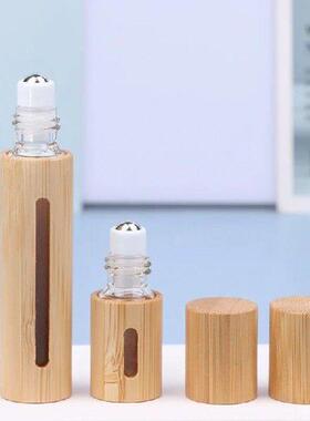 Bamboo Roll On Bottle 3/5/10ml Wood Roller Bottle Essential