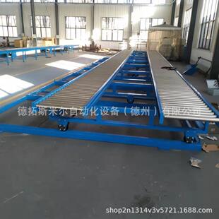 360度旋转滚筒输送机动力滚筒传送流水线180度顶升加移栽旋转台