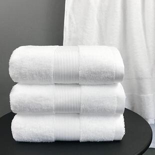 Bath Towel Set Luxury Thick White Large Towels纯棉毛巾 Hotel