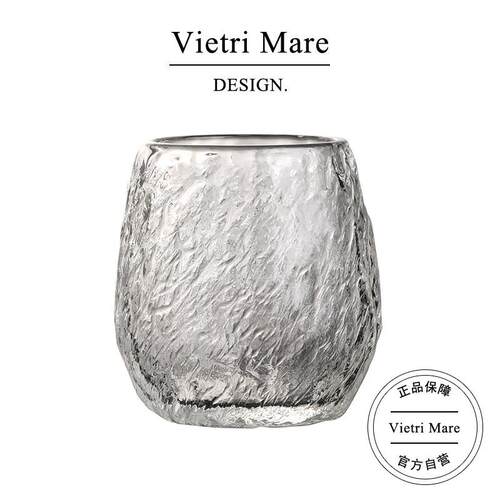 Vietri Mare玻璃杯日式锤纹洋酒杯耐热茶杯高档家用杯子丨罗纳德