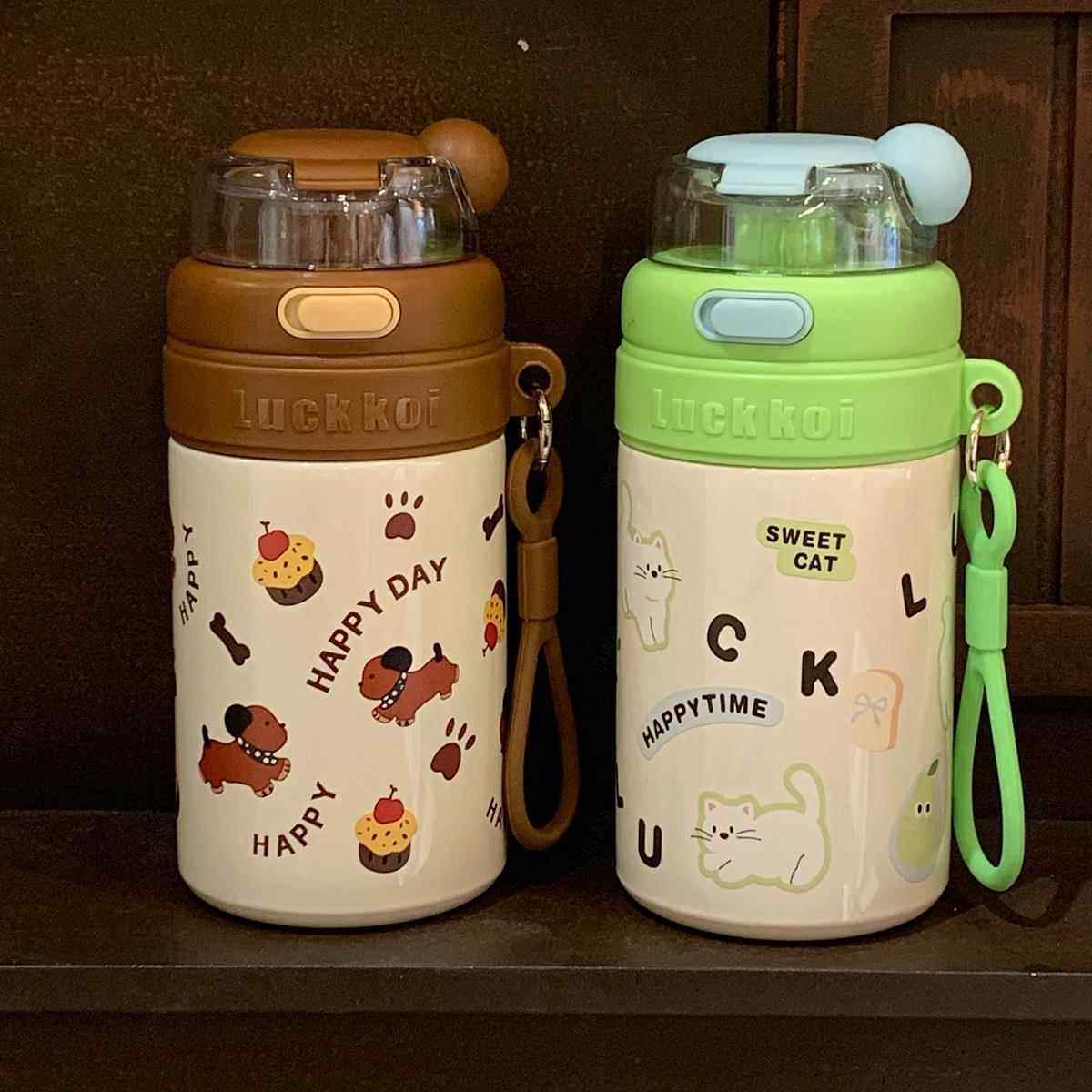 316不锈钢女生保温ins高颜值双饮学生便携式大容量吸管咖啡水杯子,餐饮具,保冷/保温杯,淘宝优惠券,粉丝福利购,淘宝优惠卷