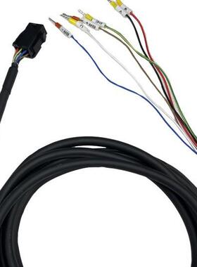 适用SV660驱动电机前出式带抱闸刹车汇川伺服动力线B107-5米