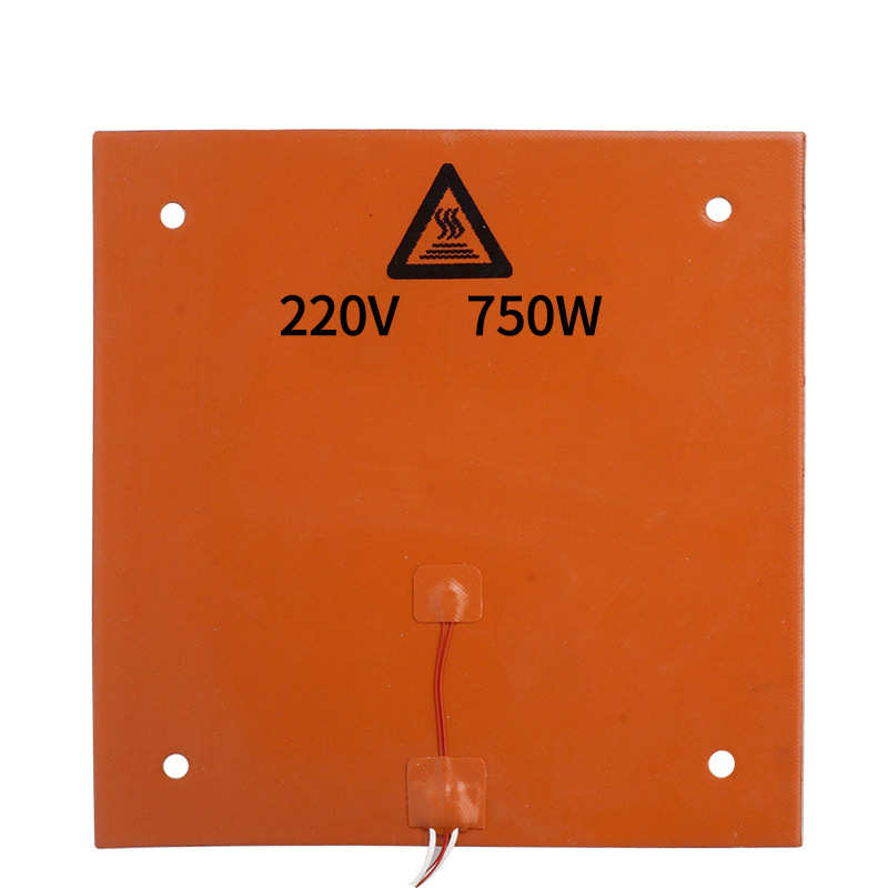 厂家直销3D打印机配件 310*310mm 220V 750W硅橡胶热床  CR-10 硅