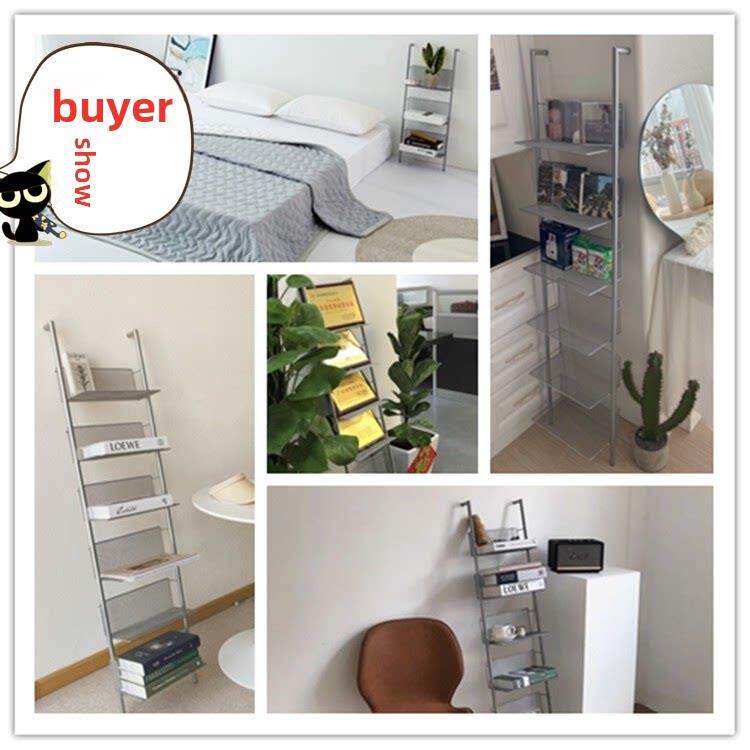 六层碟架欧美时尚金属网格创意家庭办公Cd架唱片柜货架存储光盘