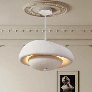 卧室书房灯2025新款 设计师款 艺术灯具 侘寂风餐厅吊灯创意个性 日式