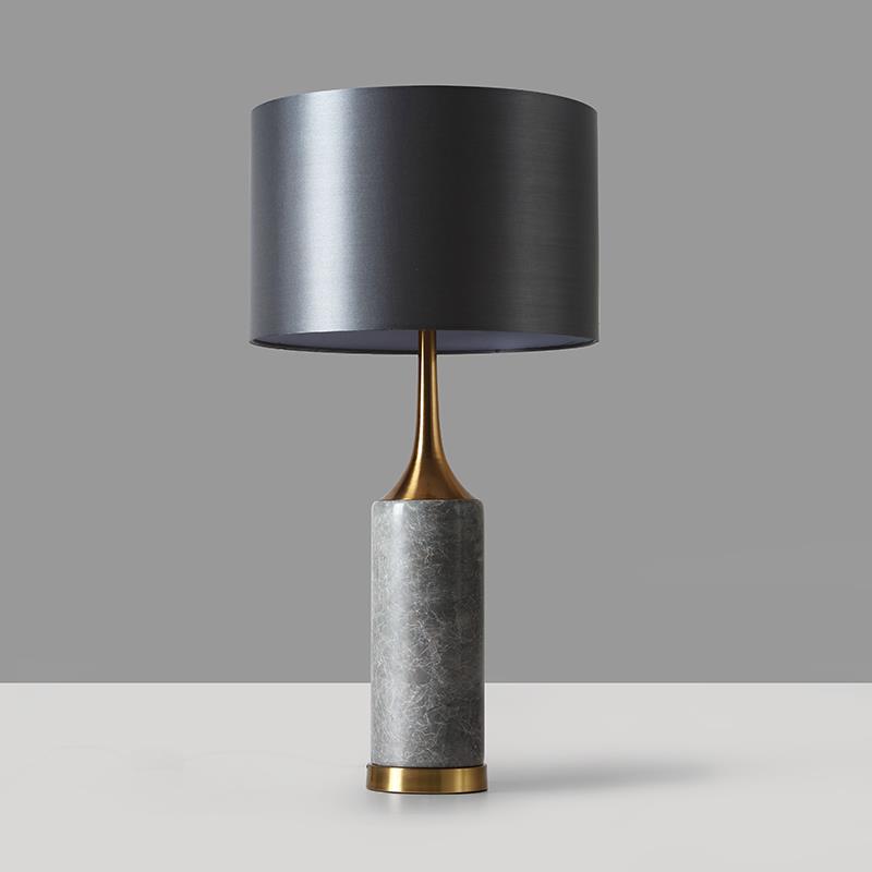 正品轻奢创意简约酒店书大理石台灯后头现代客厅台灯房北卧欧室床