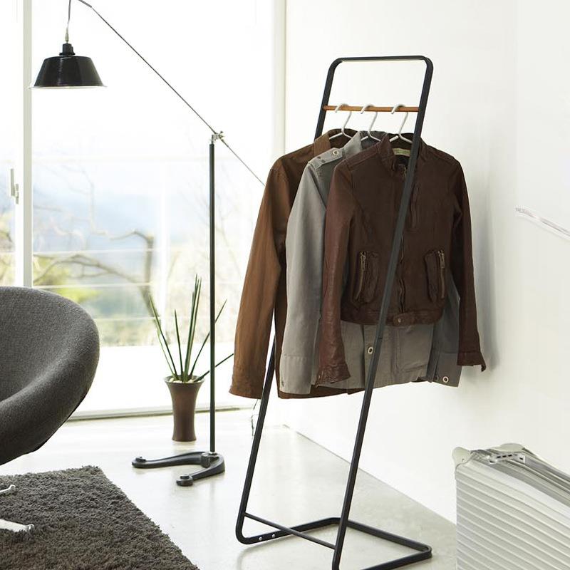 现货落地金属衣帽架家用商用北欧服装展示架卧室衣服挂衣架