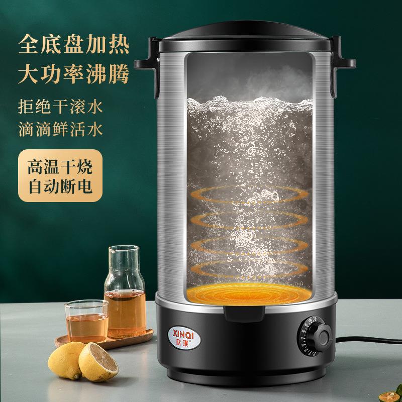 热商用锈钢电开水桶304不保烧T0010温双层水热水桶开水机开水器