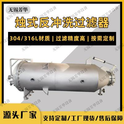 厂家 增稠烛式过滤器 脱碳过滤机 排干渣精密过滤器 回收滤饼浆液