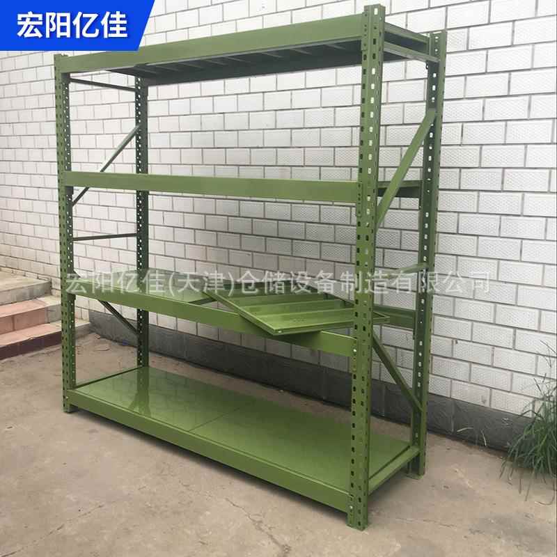 厂家销储仓架展示架简易货制作售DAE 中型可移动绿色货架