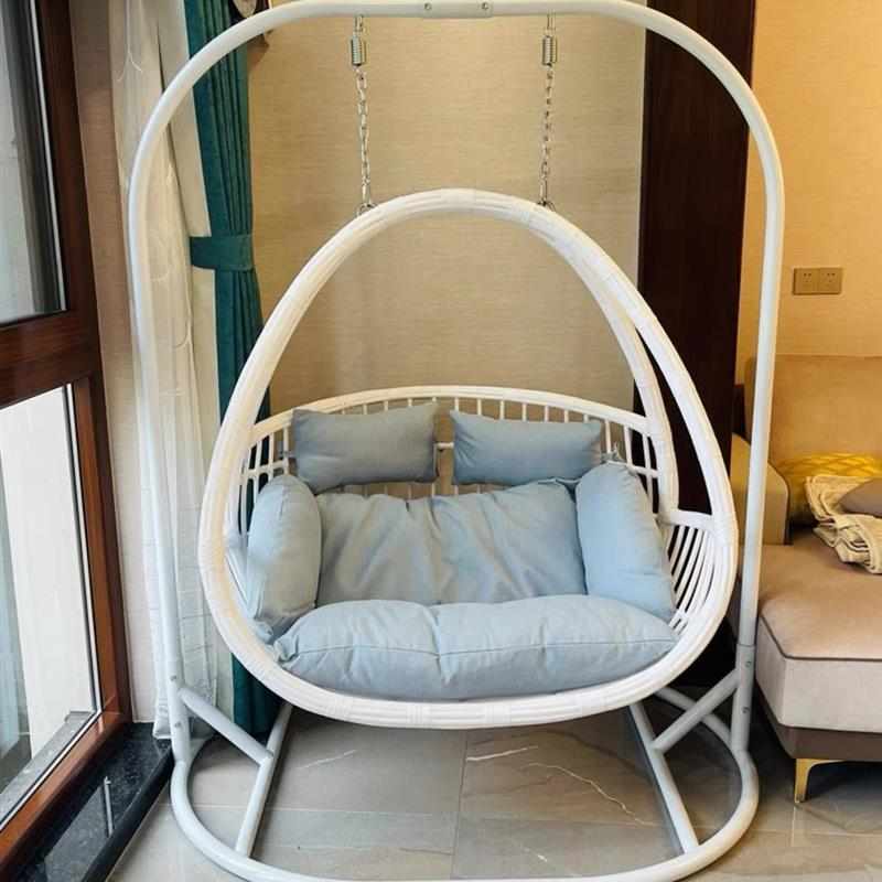 厂家直销吊椅户外秋千吊篮藤椅家用吊兰休闲室内阳台双人吊床摇篮