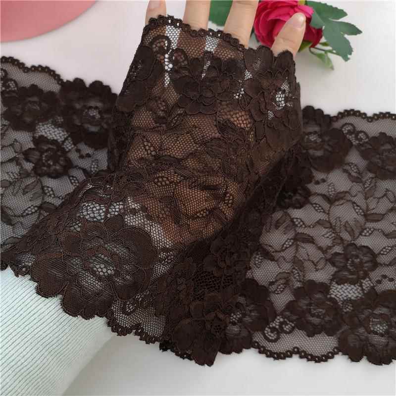 咖啡色蕾丝花边辅料 手工diy袖子领子裙边窗帘装饰衣服装布料面料