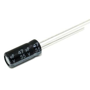 直插铝电解电容 厂家直供35v47uf
