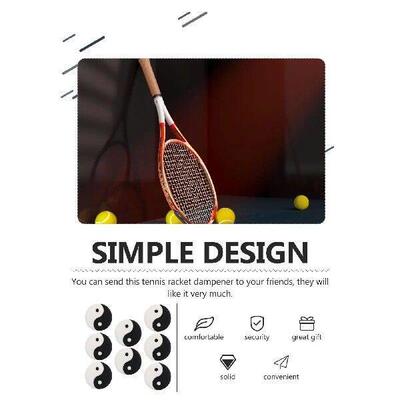 8 Pcs Tennis Racket Absorbers Vibration Dampener Dampeners