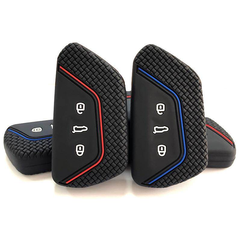 适用大众21款高尔夫8硅胶钥匙套新途昂揽镜ID.6X壳ID.4XCROZZ全包