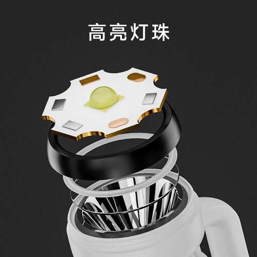 新款强光超亮手电筒户外露营灯led多功能手提便携家用应急手提灯