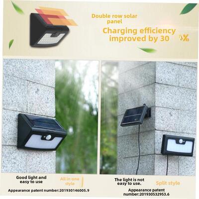 Solar outdoor garden lamp led sensor light wall street lamp