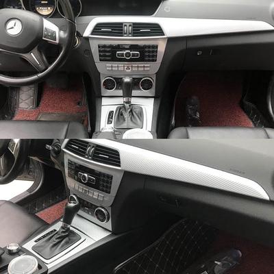 适用于11-14款奔驰C级c180c260C200c300内饰改装贴纸排挡门板W204