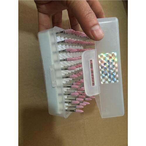Grinding Tools红刚玉砂轮磨头 火石仔 金属抛光小电磨头 3mm柄