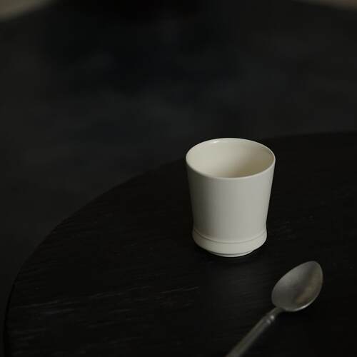 三分静 新中式宋式水杯手冲咖啡杯240毫升素色高级感轻奢杯子