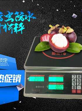 30kg/公斤电子计价秤防虫防电子秤水双面商用计重计价电子称1g