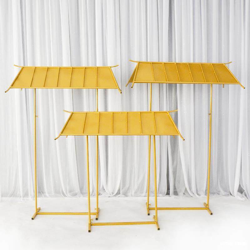 款婚中式道具六喜亭角凉亭庆VBH小屋路引舞台屏风摆件迎宾新路引