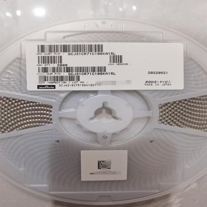 车规贴片电容1206 106K16V 10UF X7R GCJ31CR71C106KA15L现货出售