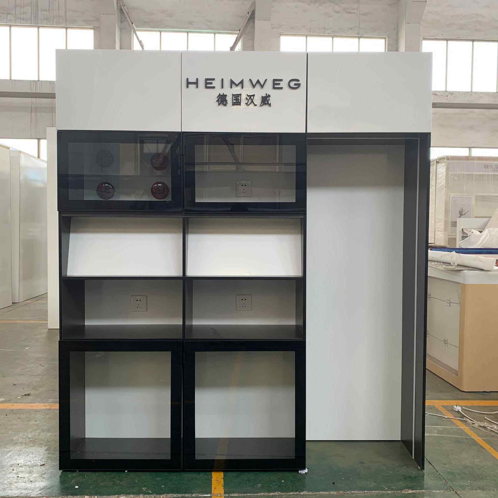 展柜厂家制作木质展示柜产品展示柜汽车展厅展柜4S店汽车配件展柜