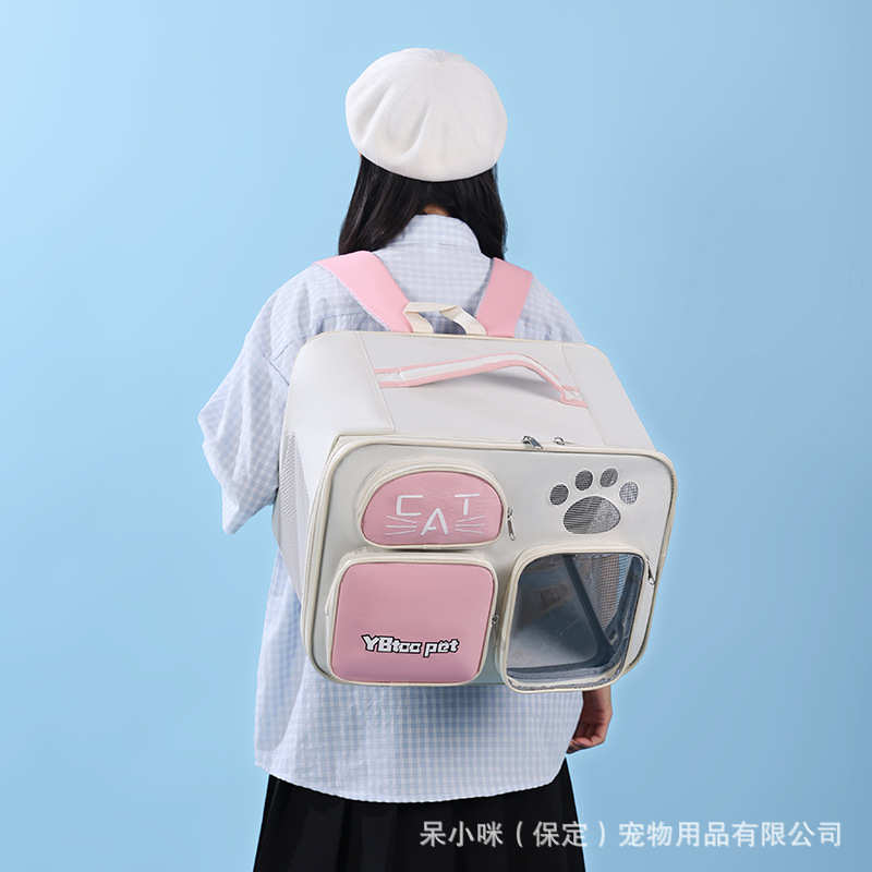 百单肩猫猫咪纯色包包狗狗大容量外出斜现货搭便携宠物包挎户外