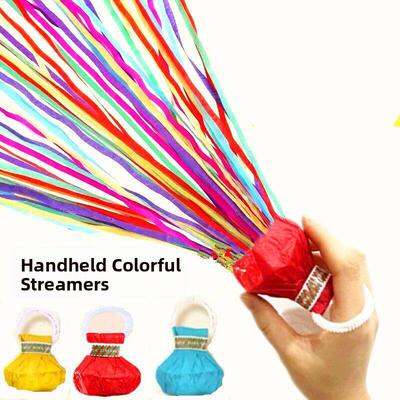 10-50pcs Party Samers Popper Hand Throw Confetti Samers Magi