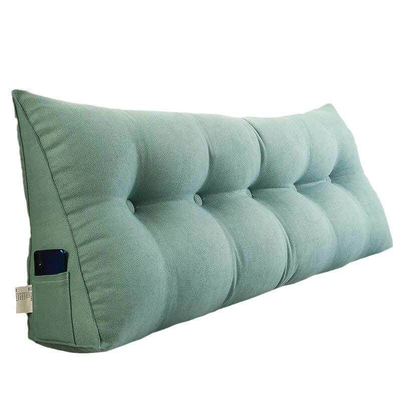 床头靠垫卧室护腰大靠背双人床上靠枕单人靠背垫沙发软包纯色靠枕