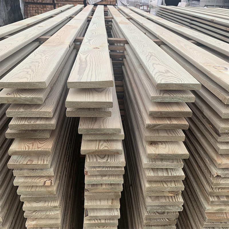 阳台定制户外防腐栈道噢防腐室外围栏板材平台赤松厂家哇木木木