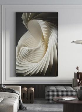 塑造现代轻奢玄关装画黑白象沙QX202210发饰大抽幅地画民宿酒店工