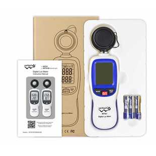 新款数字式照度计便携数显测光表手持式高精度光照度仪WT81/WT81B