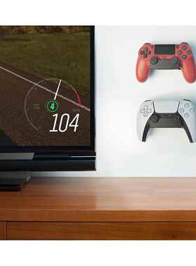 PS5/PS4/PS3手柄墙壁挂架，收纳支架，金属材质（两个装）AI