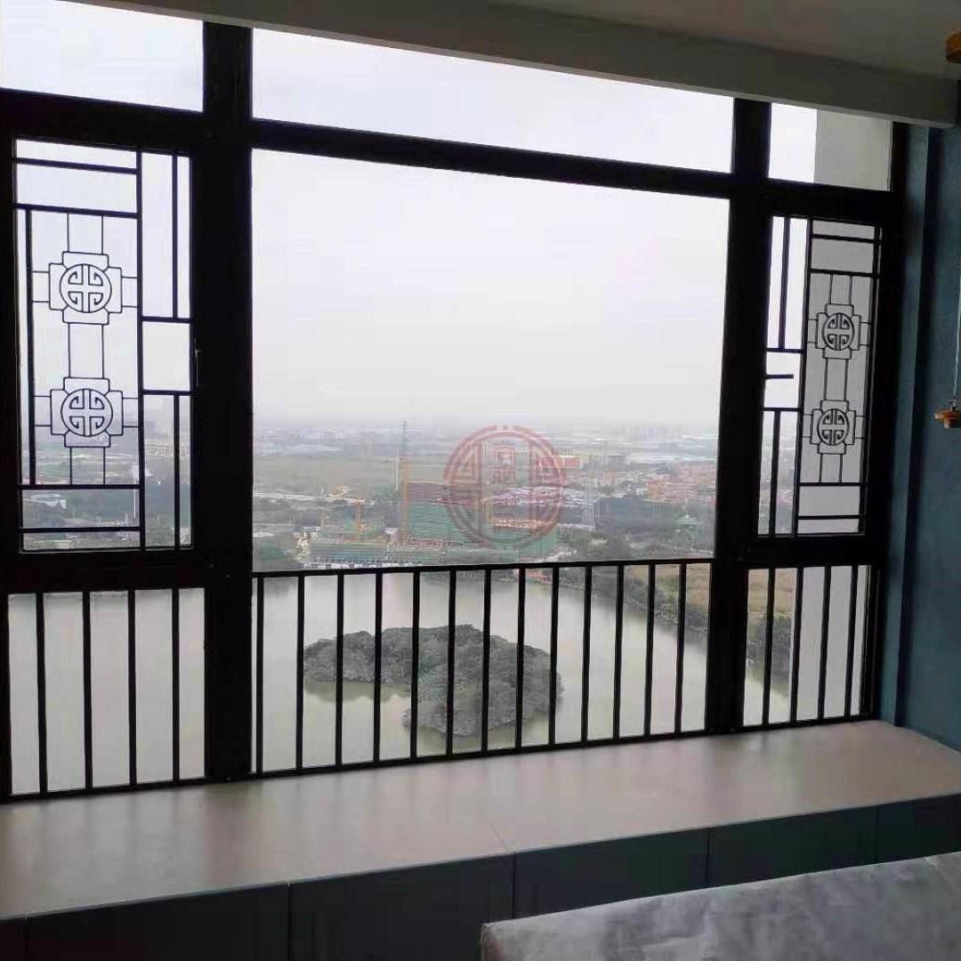 窗花不锈金刚纱网 高层窗户儿童安全防蚊护栏 港式铝合金防盗窗花