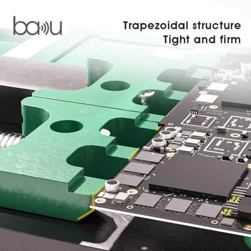 巴酷BA-677手机主板PCB维修支架平台固定式双PCB卡具多功能夹具