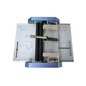 骑马钉平钉自动装 订机5个订位A3A4订折一体机电动折页机订折机