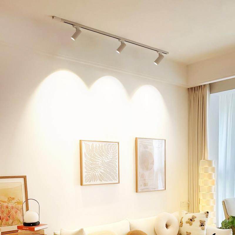 家用射灯客厅背景墙小山丘led轨道灯三色变光导轨式网红明装滑轨,家装灯饰光源,轨道灯,淘宝优惠券,粉丝福利购,淘宝优惠卷