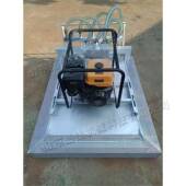 不锈钢浮体莲藕收获机 水生作物采摘机 高压冲水柴油挖藕机 船式