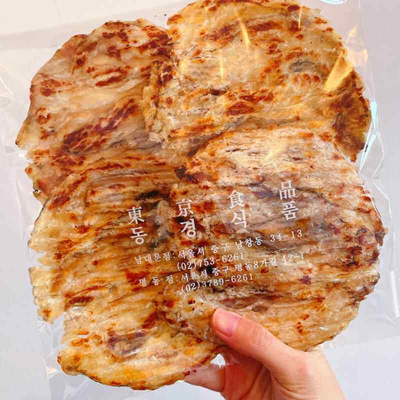 老爷爷原味鱼饼韩国风味安康鱼烤鱼片孕妇宝宝零食