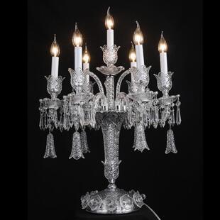 餐厅灯大气卧式 法式 水晶吊灯新款 客厅灯欧式 饰灯 书房灯现代简约装