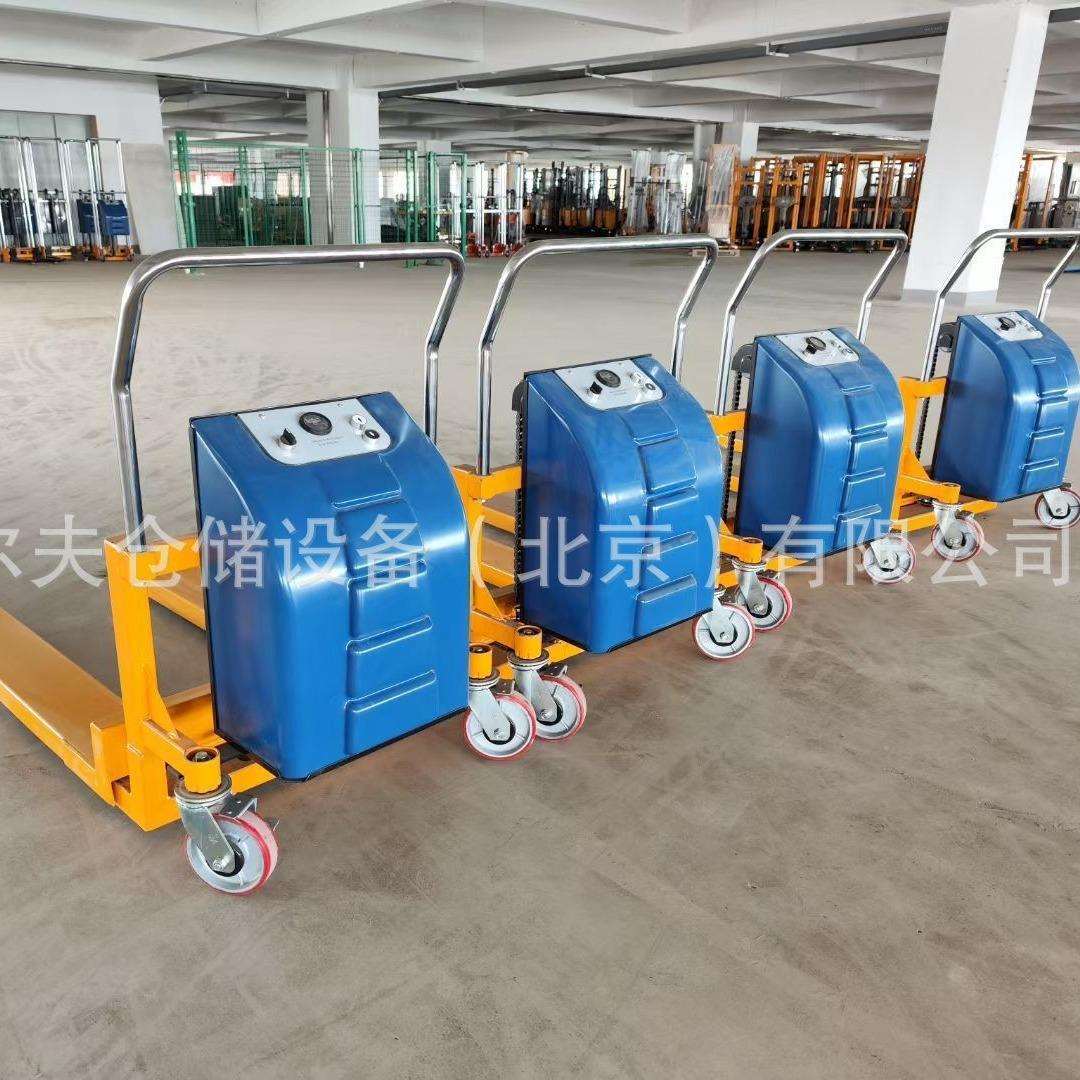 高升程搬运车剪叉式高起升手动液压叉车1吨升高作业组装台车