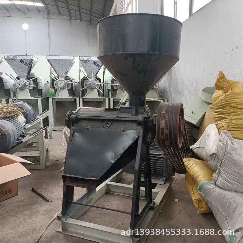 夹仁核桃破核碎ORY机 油坊用山桃破粉碎壳机 大小型铁核桃粉碎离