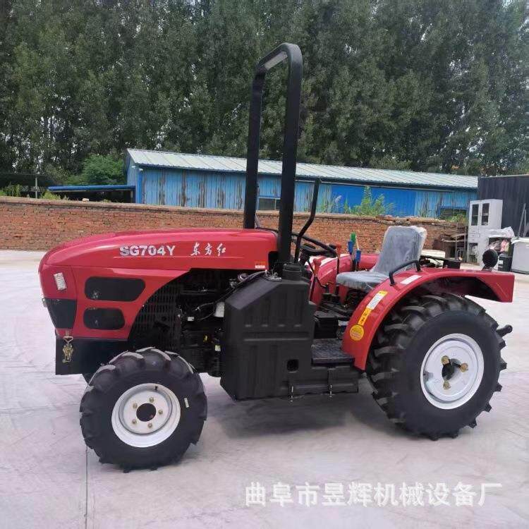 低矮型果园旋耕拖拉机犁田旋耕起垄微耕机东方红704大棚王拖拉机