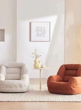 懒人沙发可躺可睡沙发椅卧室客厅单人法式复古小沙发网红沙发椅